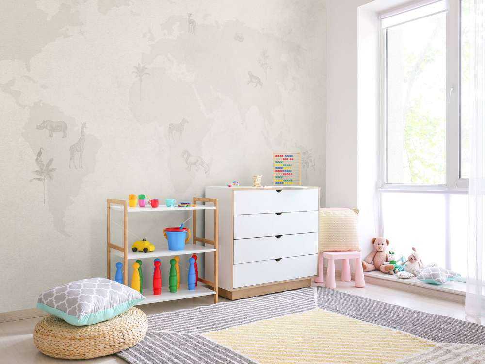 Verdenskart skisse grønn